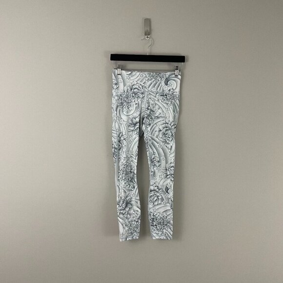 Lululemon Train Times 7/8 Pant Twine White Multi/White Size 6 - Picture 1 of 8